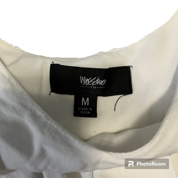 Mossimo Cold Shoulder Embroidered Top - Picture 4 of 4